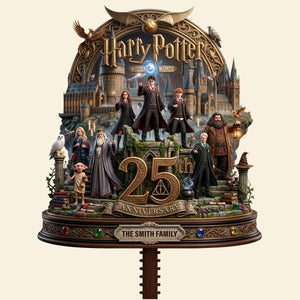 25th Anniversary Fantasy School Topper - Personalized Gifts For Christmas Tree Topper 02TODT170926