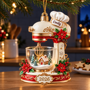 Baking Mixer Christmas Ornament - Personalized Gifts For Baking Lovers 01pgqn141026