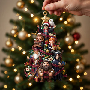 Whimsical Christmas Acrylic Ornament - Personalized Christmas Gifts 04todt060826