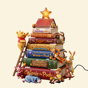 Whimsical Christmas Book Tree Acrylic Light Box - Personalized Gifts For Christmas 06patn211026