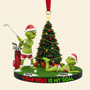 Funny Christmas Ornament For Couple - Personalized Gifts 01HYDT211125