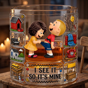 Couple Love Round Glass - Personalized Gifts For Couples 07ohqn270726