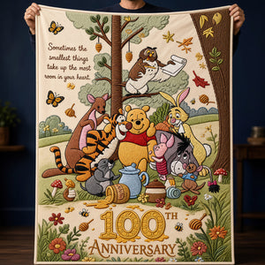 100th Anniversary Childhood Cartoon Blanket - Personalized Gifts For Christmas Blanket 03PADT021026