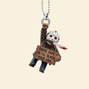 Spooky Characters Funny Gifts For Horror Fans Car Ornament 03qhtn290825