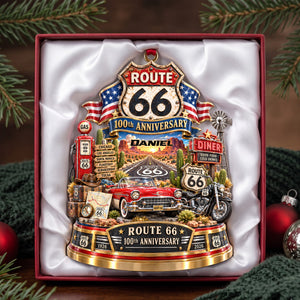 100th Anniversary Christmas Ornament - Personalized Gifts For Speed Lovers 05ohlu170926