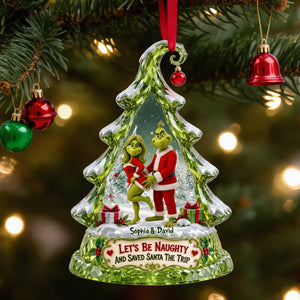 Playful Couple Ornament - Personalized Christmas Gifts 03ohlu070926