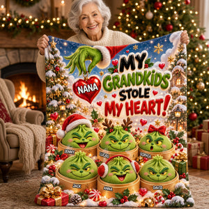 Mischievous Little Bao Buns Blanket - Personalized Gift For Grandmas 04NATN011026