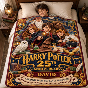 25 Years Of Timeless Adventures Blanket - Personalized Anniversary Gift For Fantasy Lovers 04OHLU021026