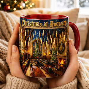 Christmas Fantasy Castle Coffee Mug - Personalized Gifts For Christmas 01hudt210826