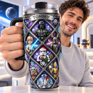 Cosmic Character Christmas Tumbler - Personalized Gifts 05palu241026