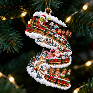 The Train Christmas Ornament - Personalized Gifts For Christmas 09ohdt191026