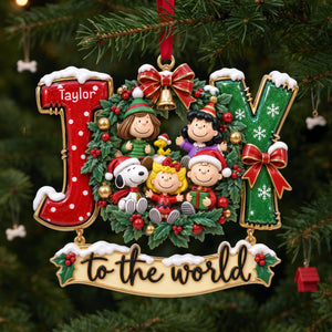 Joy To The World Acrylic Ornament - Personalized Gifts For Christians 06qhlu271026