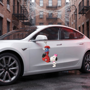 Hero And Puppy Car Decal - Personalized Gifts For Couple 03hulu050826