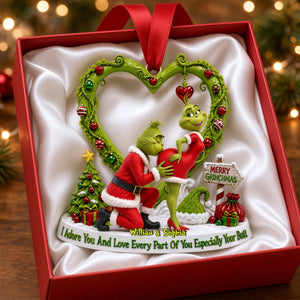 Festive Trouble Couple Ornament - Personalized Christmas Gifts For Couple 06ohlu150926