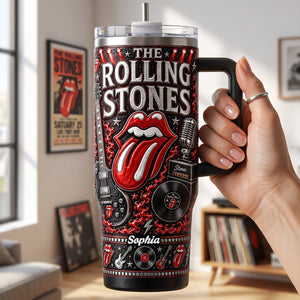 The Rolling Stones 40oz Tumbler - Personalized Gifts For Rock Lovers 04natn160726