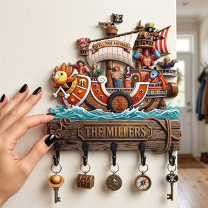 Sea Adventure Acrylic Key Hanger - Personalized Gifts For Family 03HATA160726