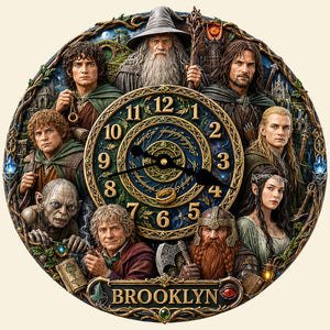 Fantasy Adventure Acrylic Hanging Wall Clock - Personalized Gifts For Fantasy Lovers 02hudt090726