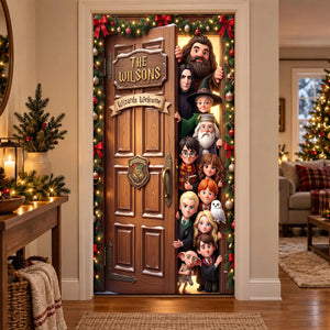 Welcome To Fantastical World Christmas Door Cover - Personalized Christmas Gifts 06naqn290926