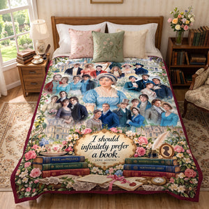 Regency Fiction Blanket - Personalized Gifts For Reading Lovers 06qhtn081026