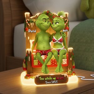 Stole My Heart Acrylic Light Box - Personalized Gifts For Couple 04tolu011125
