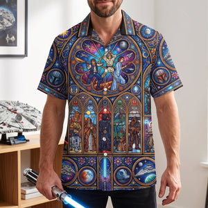 Cosmic Knight Hawaiian Shirt - Personalized Gifts 02hutn150726