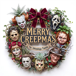 Creepy Christmas Acrylic Sign - Personalized Gifts For Family 05patn110826