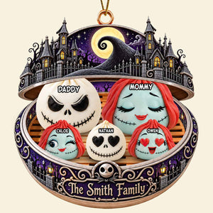 Spooky Dumpling Family Acrylic Ornament - Personalized Christmas Gifts For Family 02ohdt300926