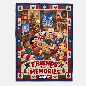 Capturing The Joy Of Christmas Blanket - Personalized Christmas Gifts 06ttqn071026