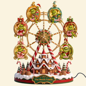 Kids Ferris Wheel Christmas Acrylic Light Box - Personalized Gifts For Christmas 04patn210826