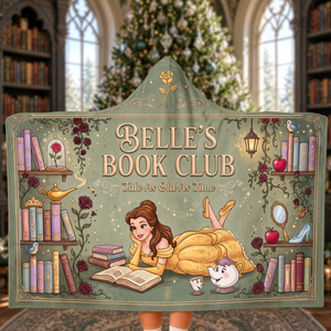 Book Club Wearable Blanket Hoodie - Personalized Gifts For Book Lovers 04NAQN221026