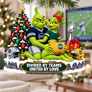 Rivals On Game United By Love Ornament - Personalized Christmas Gifts For Couple 01ohqn061026