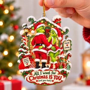 Playful Love Ornament, Personalized Gifts For Couple 04QHQN160926