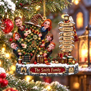 Merry Family Memories Christmas Ornament - Personalized Gifts For Family 01TOQN100926
