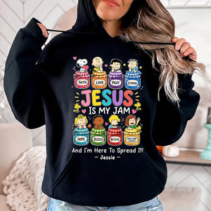 Jesus Is My Jam And Im Here to Spread It 2D Shirt - Personalized Gifts For Christians 01huta010826