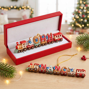 Alphabet Train Acrylic Ornament - Personalized Gifts For Christmas 04naqn140926