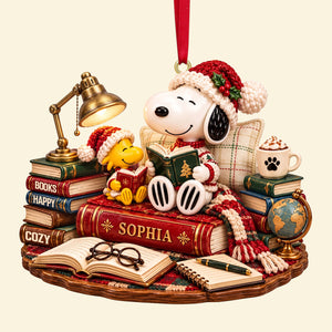 Cozy Reading Nook Acrylic Ornament - Personalized Christmas Gifts For Book Lovers 04tttn290926