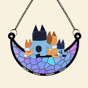 Personalized Gifts For Family Suncatcher Ornament 03nadt250424-Homacus
