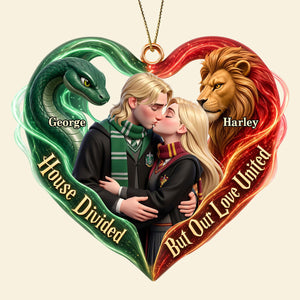 United House Love Christmas Ornament - Personalized Christmas Gift For Couples 05HUDT190926