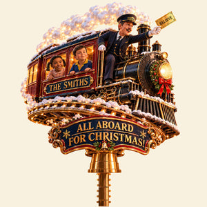 The Train Acrylic Christmas Tree Topper - Personalized Gifts For Christmas 07hadt261026