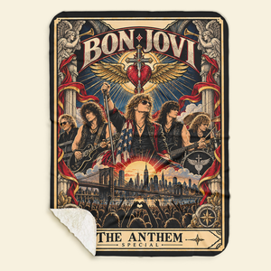 Bon Jovi Band Tarot Blanket - Personalized Gifts For Music Lovers 06hutn291026