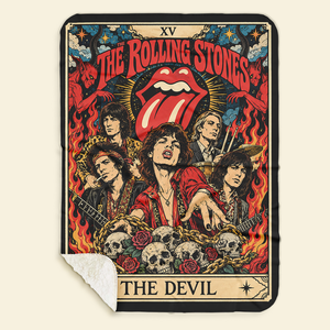 The Rolling Stones Blanket - Personalized Gifts For Rock Lovers 05hulu281026