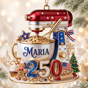 Stand Mixer Christmas Ornament - Personalized Gifts For Bakers 03pgdt310826