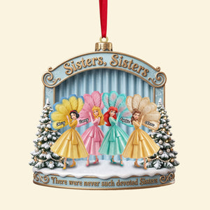 Sisters Christmas Ornament - Personalized Gifts For Christmas 02natn161026