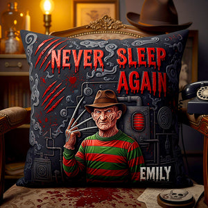Personalized Halloween Gifts For Horror Lovers Square Pillow 02HUDT210825