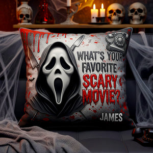 Personalized Halloween Gifts For Horror Lovers Square Pillow 02HUDT210825
