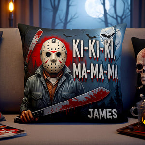 Personalized Halloween Gifts For Horror Lovers Square Pillow 02HUDT210825