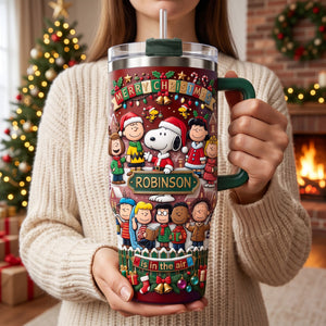 Christmas Is in the Air Tumbler Colorful 40oz - Personalized Gifts For Christmas 01PATI010826