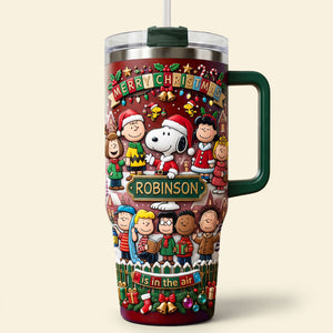Christmas Is in the Air Tumbler Colorful 40oz - Personalized Gifts For Christmas 01PATI010826