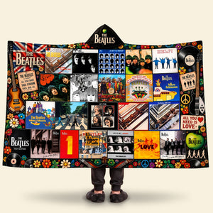 The Beatles Hood Blanket - Personalized Gifts For Music Lovers 04nati291026