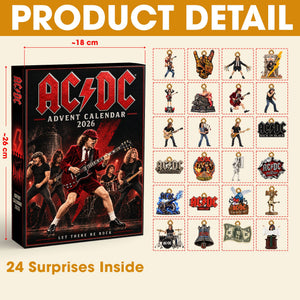 AC/DC Rock Legends Advent Calendar Blind Box - Personalized Gifts For Rock Music Lovers 03QHTI281026